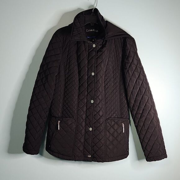 Calvin Klein Diamond Quilted Jacket Removable Hood Breathable Size Small…
Lot L - Picture 1 of 8
